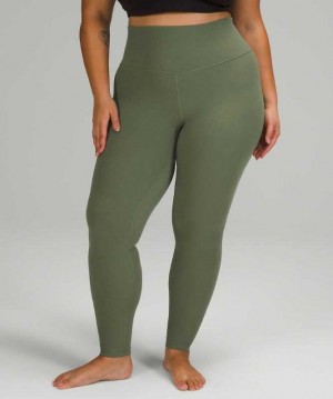 Lululemon Align HR Pant 28" Kadın Tayt Yeşil | FAKHVD-398