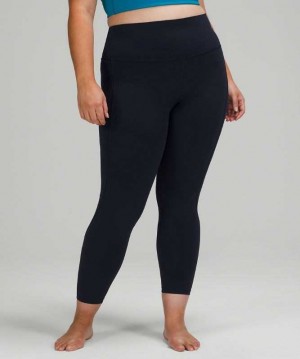 Lululemon Align™ High-Rise 25" Pockets Kadın Tayt Lacivert | RLGYXN-203