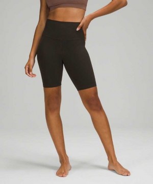 Lululemon Align™ High-Rise 8" Kadın Şort Koyu Zeytin Yeşili | CXTROI-461