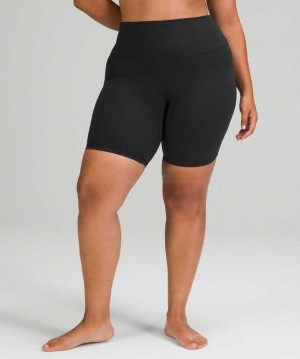 Lululemon Align™ High-Rise 8" Kadın Şort Siyah | EQPFBZ-809