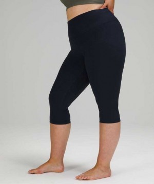 Lululemon Align™ High-Rise Crop 17" Kadın Pantolon Lacivert | LPFJQA-809