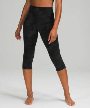Lululemon Align™ High-Rise Crop 17" Kadın Pantolon Camo Koyu | UPLRIA-861
