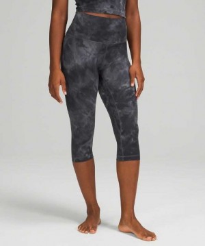 Lululemon Align™ High-Rise Crop 17" Kadın Pantolon Gri Gri | DYMNPU-208