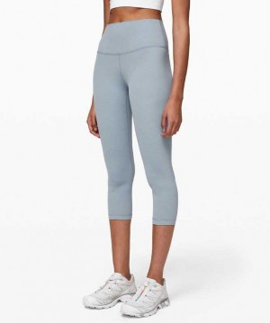 Lululemon Align High-Rise Crop 21" Kadın Tayt Chambray | JFQBRD-436