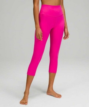 Lululemon Align High-Rise Crop 21" Kadın Tayt Pembe | PJFEZC-682