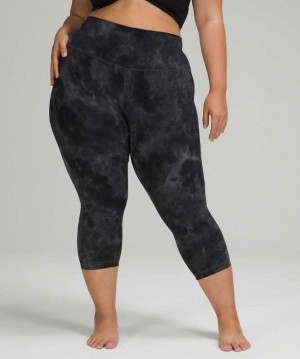 Lululemon Align High-Rise Crop 21" Kadın Tayt Gri Gri | UMVZAF-102