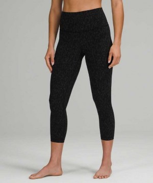 Lululemon Align™ High-Rise Crop 23" Kadın Pantolon Leopar Camo Koyu | AOQNPV-407
