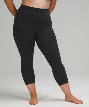Lululemon Align™ High-Rise Crop with Pockets 23" Kadın Tayt Gri | XEBQVY-687