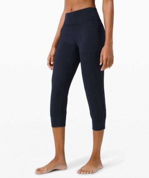 Lululemon Align High-Rise Jogger Crop Kadın Pantolon Lacivert | DJSFLC-285