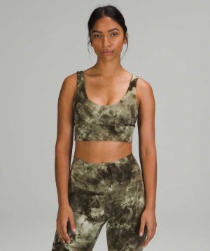 Lululemon Align Kadın Spor Sütyeni Açık Zeytin Yeşili Koyu Zeytin Yeşili | RDQHFM-594