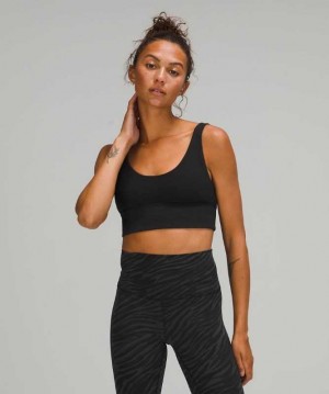 Lululemon Align Kadın Spor Sütyeni Siyah Camo Koyu | VCEQHA-071