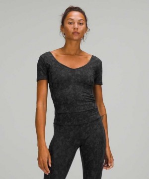 Lululemon Align™ T-Shirt Kadın Üstler Camo Koyu | NIBCJT-489
