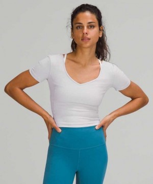 Lululemon Align™ Tee Kadın Üstler Chrome | JKQXBG-825