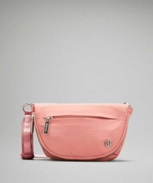 Lululemon All Night Micro Festival Zip Çantası Pembe | SXAMNJ-236