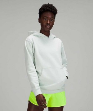 Lululemon All Yours French Terry Kadın Kapşonlu Ocean Air | YJOUMX-472