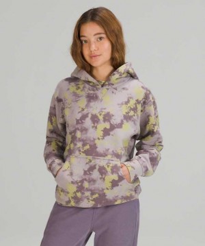Lululemon All Yours French Terry Kadın Kapşonlu Gri | ZORKBS-917