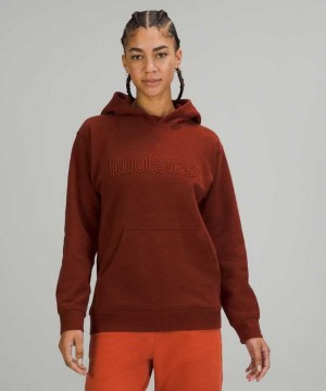 Lululemon All Yours Graphic Online Only Kadın Kapşonlu Kahverengi | XDFPJO-429