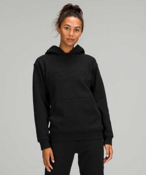 Lululemon All Yours Graphic Online Only Kadın Kapşonlu Siyah | GAKSFU-375