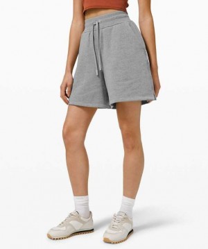 Lululemon All Yours High-Rise 7" Kadın Şort Gri | ZXMJOD-648