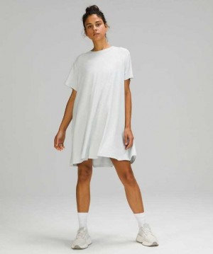 Lululemon All Yours Tee Kadın Elbise Ocean Air | RQEGPN-364