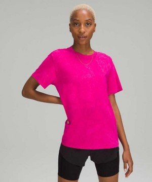 Lululemon All Yours Tee Kadın Üstler Açık Mavi | FNHWDX-872