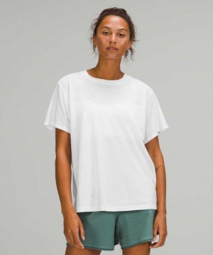 Lululemon All Yours Tee Kadın Üstler Beyaz | FLKMUY-042