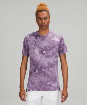 Lululemon Always Agile Sleeve Erkek Üstler Beyaz Lavanta | CXZRGD-362