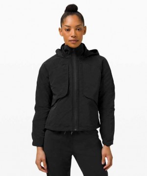 Lululemon Always Effortless Kadın Mont Siyah | JNDGRA-943
