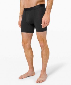 Lululemon Always In Motion Boxer Mesh 5" Erkek İç Giyim Siyah | PGUSXQ-504