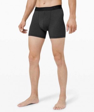 Lululemon Always In Motion Boxer Mesh 5" Erkek İç Giyim Siyah | YQIOAK-360