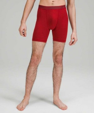 Lululemon Always In Motion Boxer Mesh 7" Erkek İç Giyim Kırmızı | HXENLD-321
