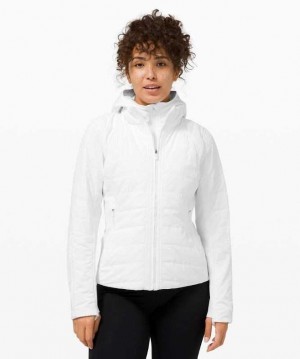 Lululemon Another Mile Kadın Mont Beyaz | EOYPDW-956