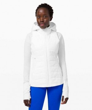 Lululemon Another Mile Vest Kadın Mont Beyaz | REBCPY-209