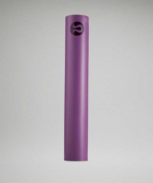 Lululemon Arise Mat 5mm Made with FSC-Certified Rubber Yoga Paspasları Mor Gri | QHVBAN-195