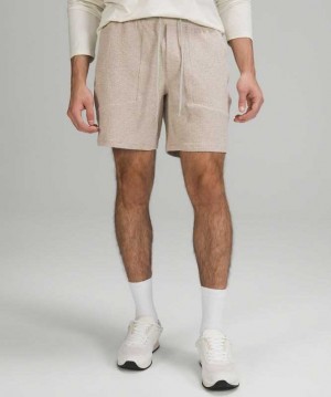 Lululemon At Ease 7" Erkek Şort Beyaz | KHPMQT-935