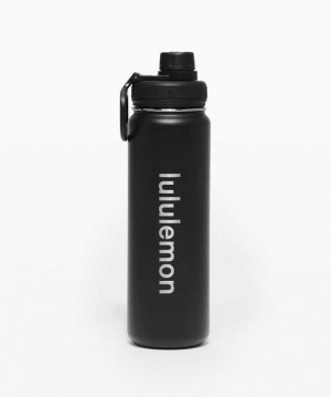 Lululemon Back to Life Sport 24oz Su şişeleri Siyah | GHBPTX-591