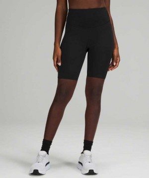 Lululemon Base Pace High-Rise 8" Kadın Şort Siyah | JDBONC-701