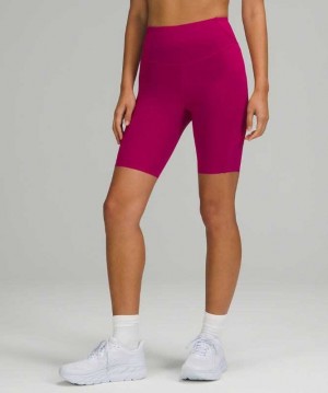 Lululemon Base Pace High-Rise 8" Kadın Şort Wild Berry | TBCMXI-318