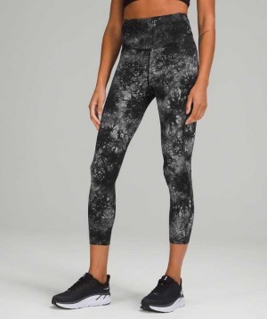 Lululemon Base Pace High-Rise Crop 23" Kadın Pantolon Gri | GJWNCF-493