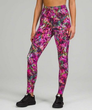 Lululemon Base Pace High-Rise Running Tight 31" Kadın Tayt Pembe | NSCOWA-136