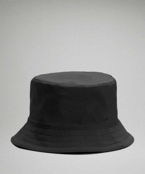 Lululemon Both Ways Bucket Şapkalar Siyah Siyah | DEZFYN-251
