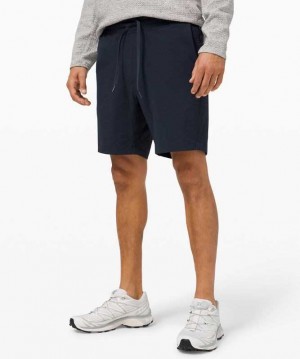 Lululemon Bowline 8" Earth Dye Erkek Şort Lacivert | AUCJVT-481