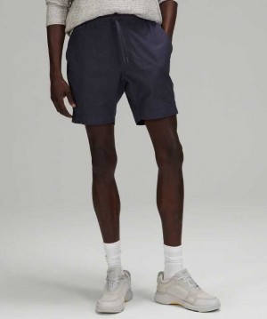 Lululemon Bowline 8" Earth Dye Erkek Şort Earth Color Stone | TXIFCR-382