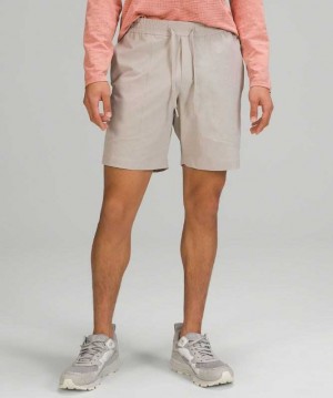 Lululemon Bowline 8" Erkek Şort Raw Linen | VTMFRQ-231