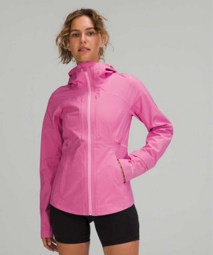 Lululemon Break a Trail Kadın Mont Pembe | HXIUWC-139