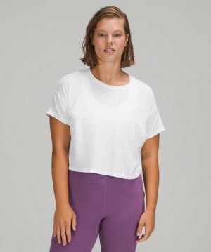 Lululemon Cates Tee Kadın Üstler Beyaz | COLYBW-584