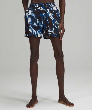Lululemon Channel Cross 5" Erkek Mayo Lacivert | LMGRDA-437
