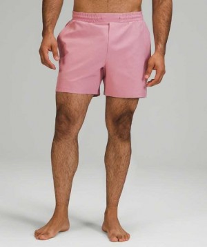 Lululemon Channel Cross 5" Erkek Mayo Pembe | ZRQOGP-893