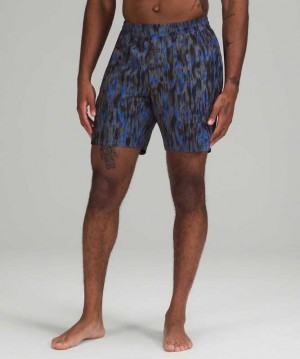 Lululemon Channel Cross 7" Erkek Mayo Breaking Waves Multi | OGRVWM-158