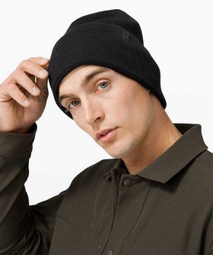 Lululemon Chill Fighter Beanie Şapkalar Siyah | REDPXQ-428